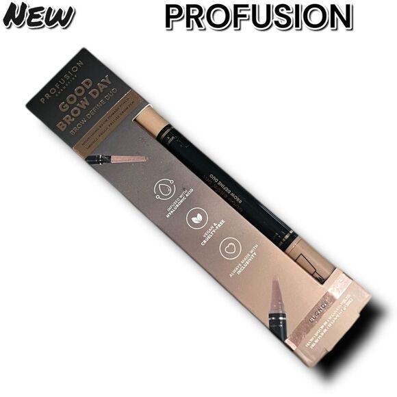 New NIB Profusion Good Brow Day - eyebrow Define Duo - Blonde - Picture 3 of 7